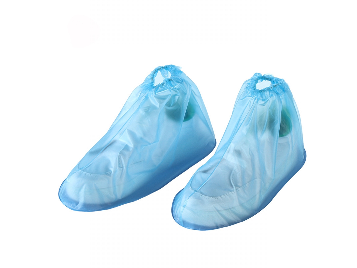 Laxiscreed Protetor De Chuva Em Pvc Azul Tamanho L Para Proteção Confortável