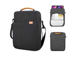 Bolsa Para Portátil Lurelia, Compatível Com Portáteis/tablets Até 13,3", Cinza, Poliéster, Proteção Antiquedas