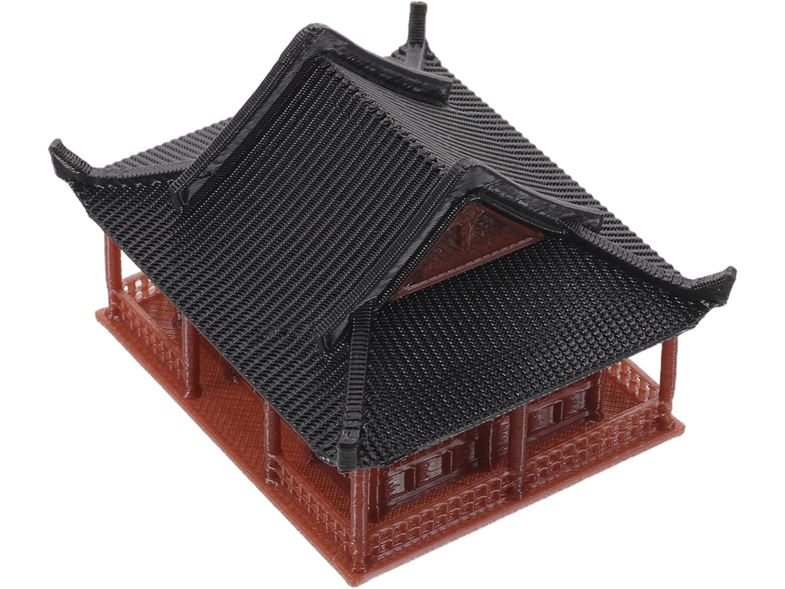 Decoração Terrário Plástico Marrom Paisagem Japonesa Design Bonsai Ornamento Mesmo Jardim Fadas Asiático GOKOCO