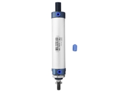 Cilindro Pneumático Mini De Ação Dupla Com Haste Única 32mm 100mm De Curso Liga De Alumínio