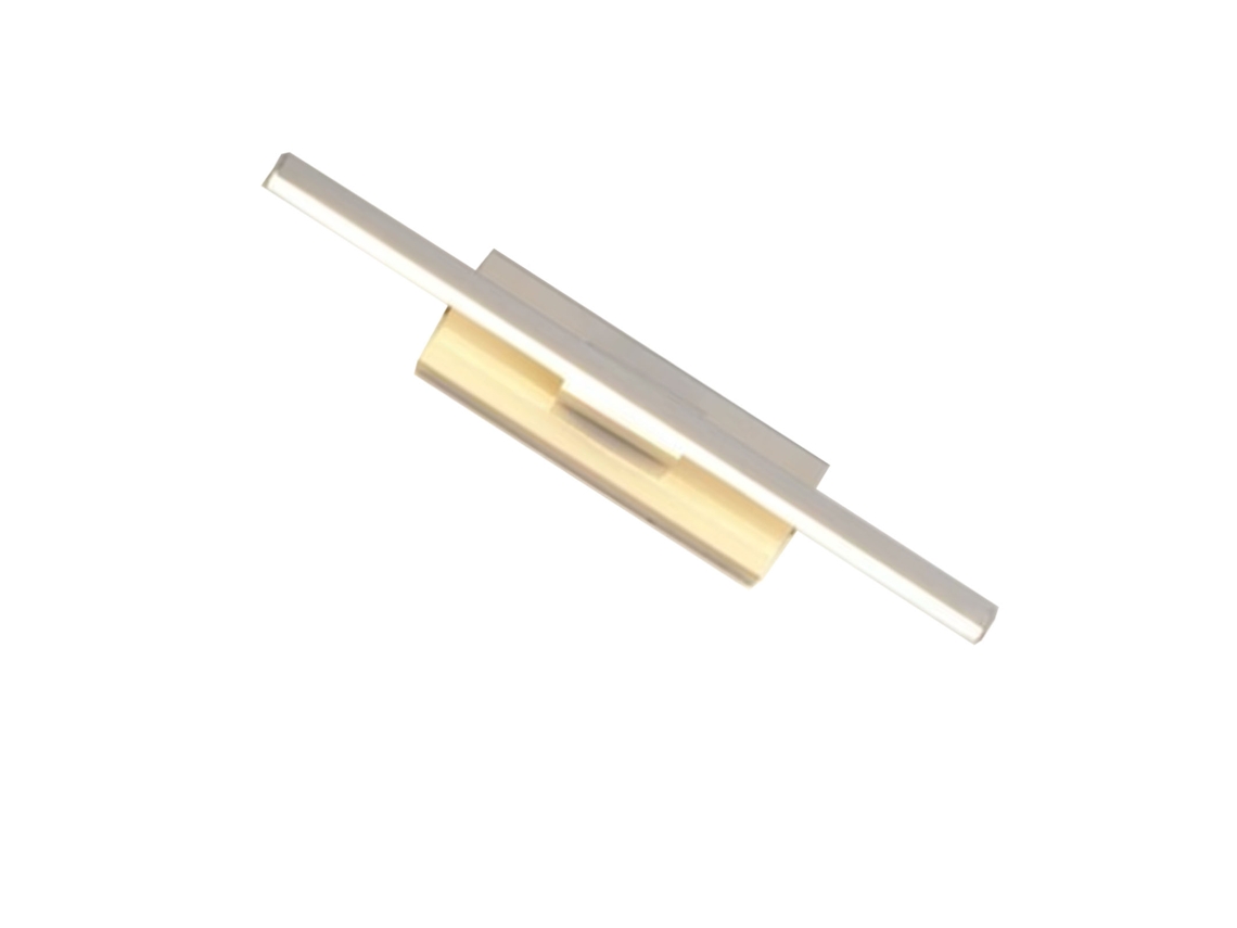 Lâmpada de parede rotativa para quarto, ferro anti corrosão, luz branca suave, moderna | S/MARCA