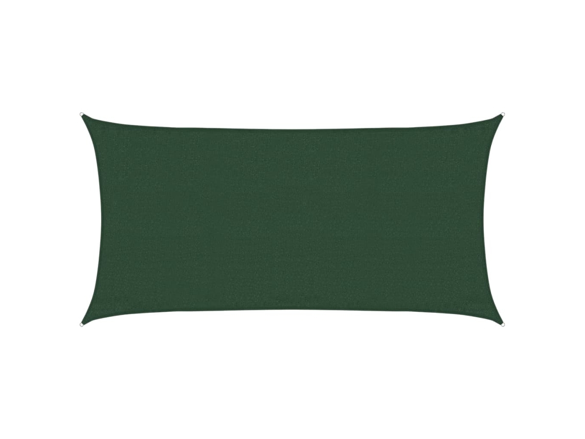 Para sol Estilo Vela 160 G/m² 3x6 M Pead Verde escuro MAISON EXCLUSIVE