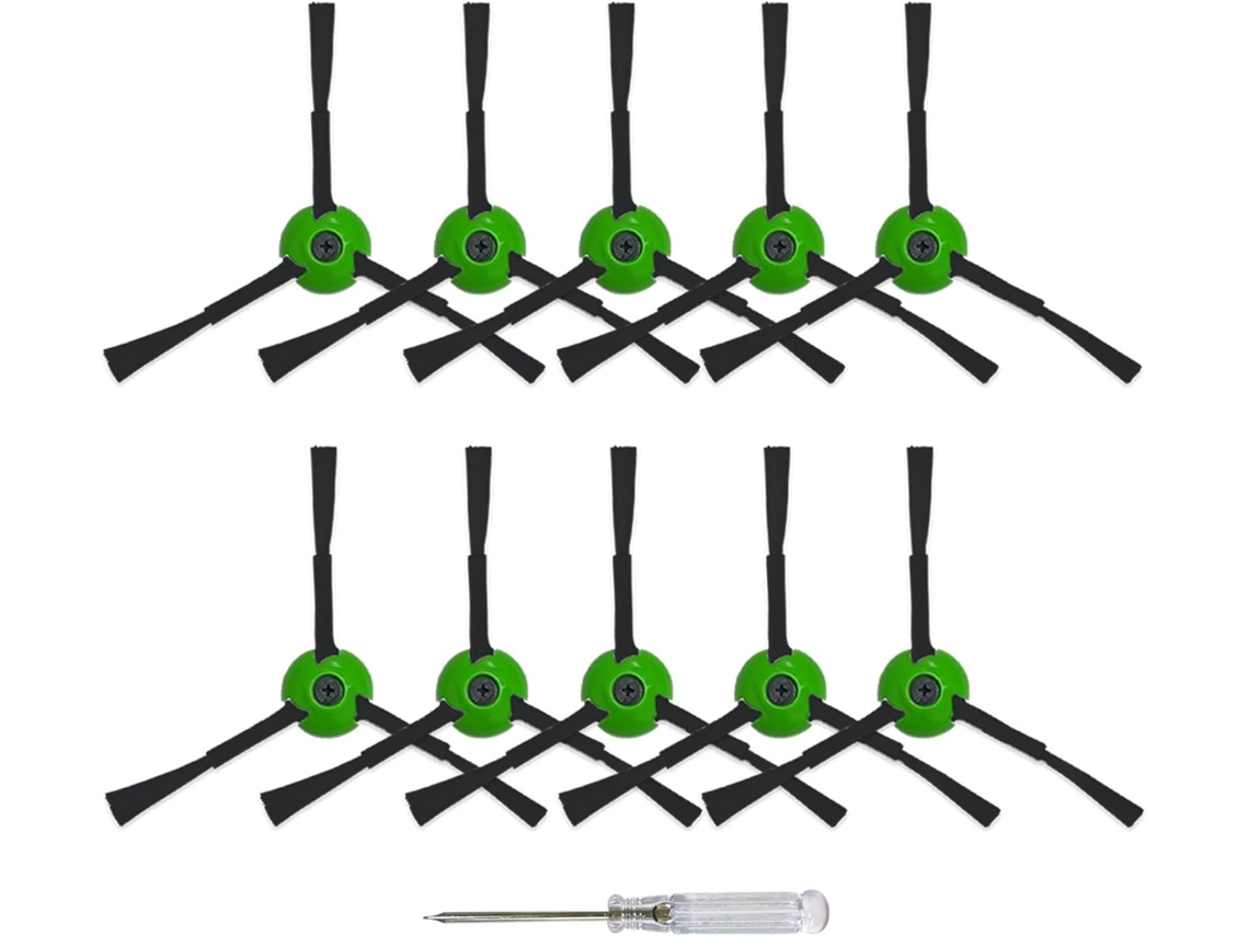Kit De Substituição Para Irobot I7/e5/e6/i3/i6/j7 Acessórios De Escova Lateral Para Aspirador Robô (10 Peças) Cuich