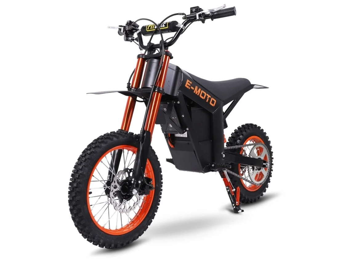 Motocicleta Elétrica E moto Y01 3000 W 48 V 30 Ah 55 Km/h 45 Km Todo o terreno Pl 2026 EMOTO