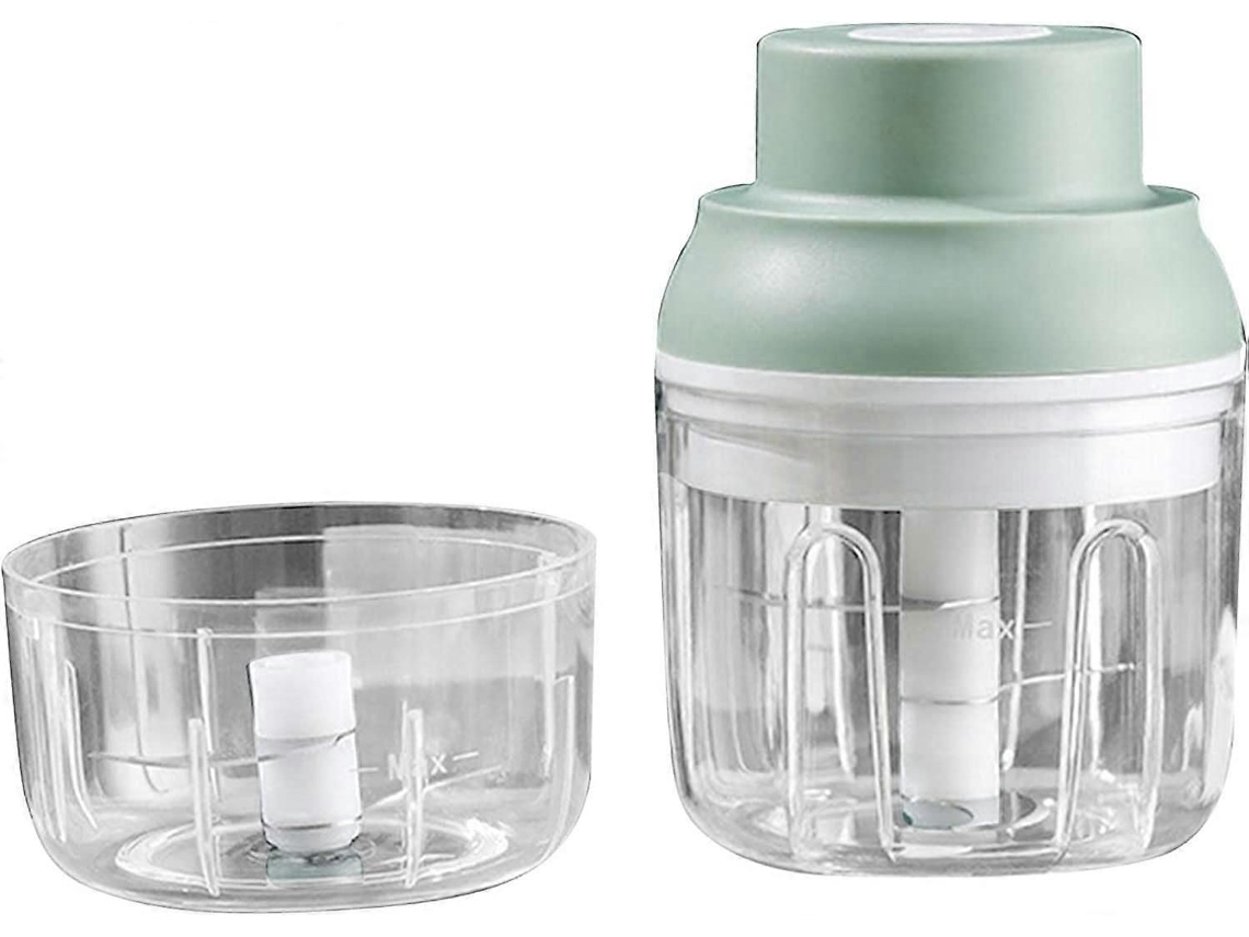 Moedor De Alho Elétrico, Processador De Alimentos Elétrico, 100+250ml