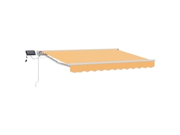 Conjunto 1 Toldo Manual Vidaxl Branco Alumínio (2,5 X 2 M)