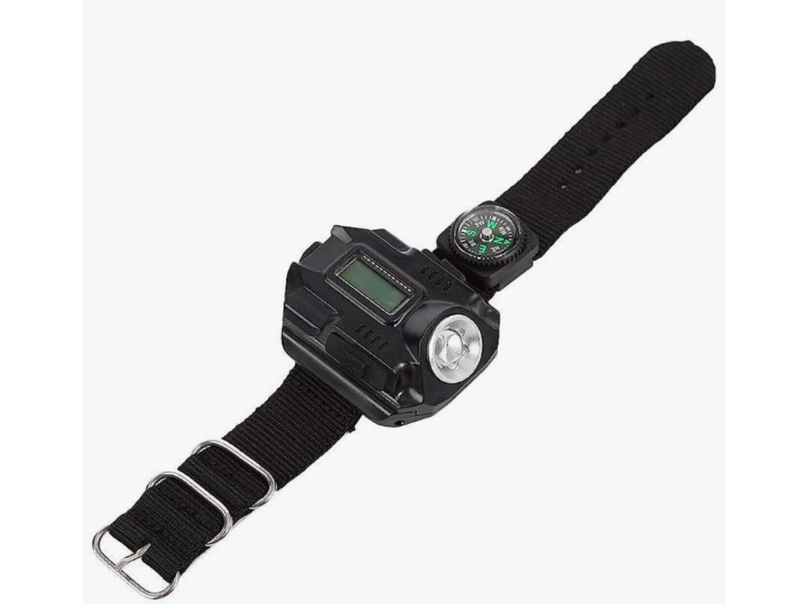 Luz de Pulso BISBISOUS Recarregável Bússola Led Usb Recarregável Preta VIGA EUROPE