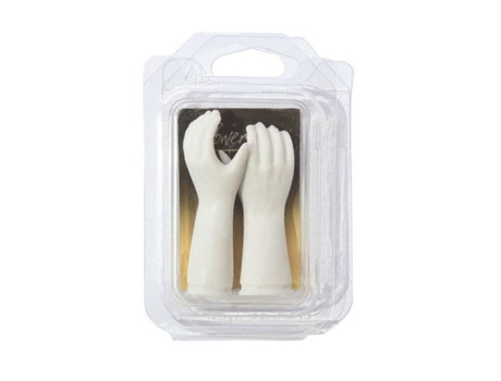 Busto de gesso Marmoli - POWERTEX Branco - Mãos de homem