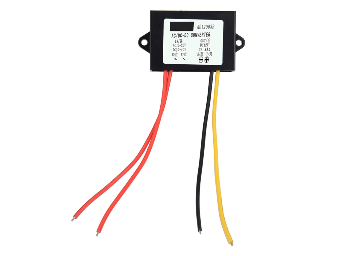 Laxiscreed Módulo Converte Ac 24v Para Dc 12v, Regulador De Tensão Para Automóveis Até 3a