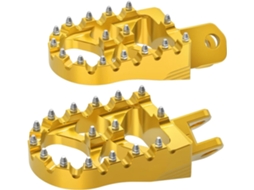 Apoios para os Pés do Piloto Compatíveis com Suzuki 2000 Pedaleiras Dentes Afiados Aço Inoxidável