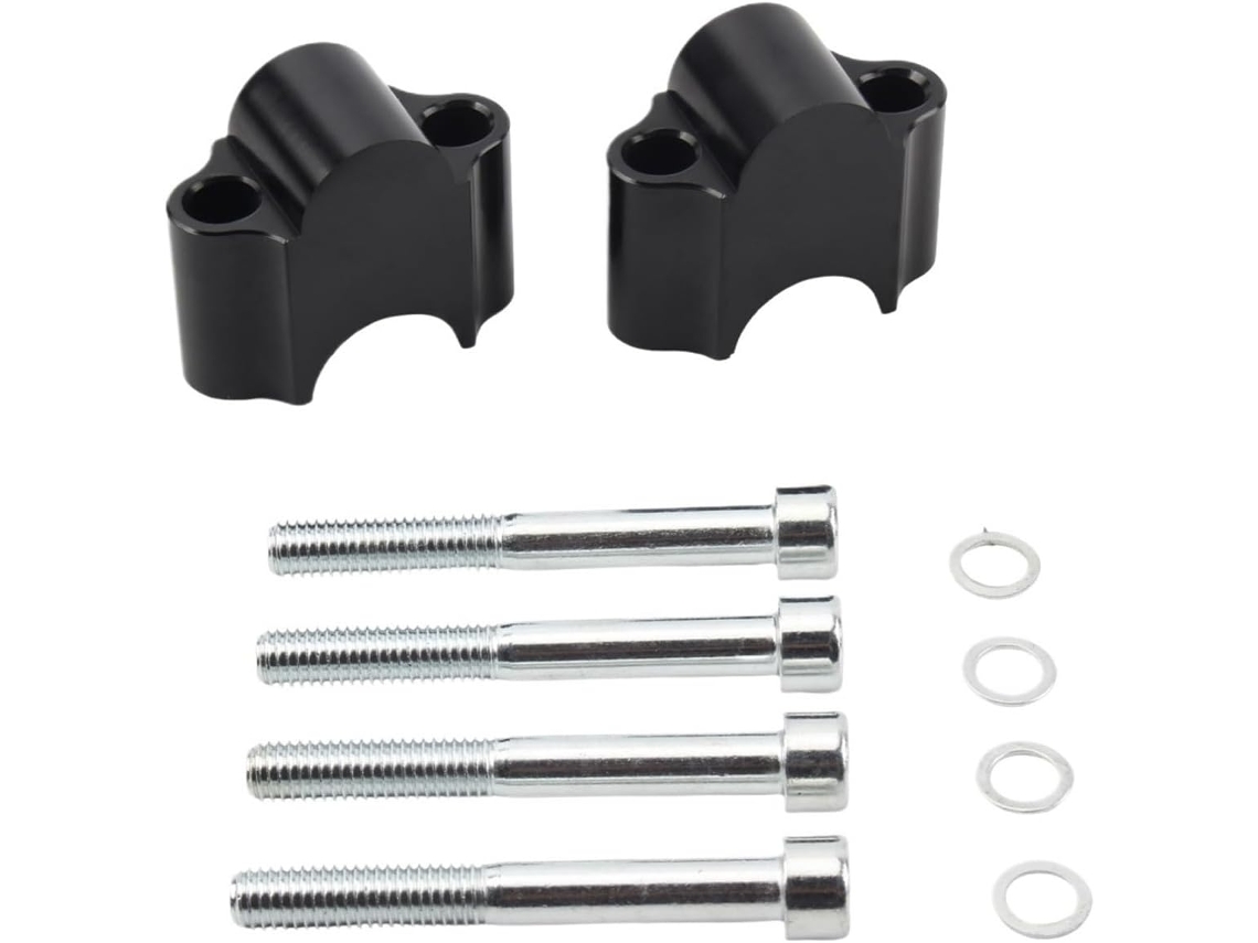 Adaptador de Elevação Guidão para Motocicleta Barra Montagem Braçadeira Manopla 22mm 28mm "função: Kit