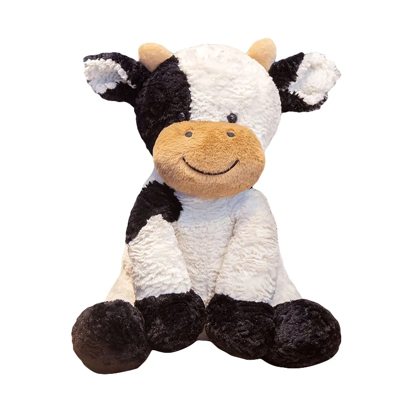 (preto, 35cm) Lindo Brinquedo De Pelúcia Em Forma De Vaca, Brinquedo Infantil