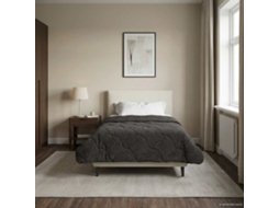 Vidaxl Edredom De Verão Simples 140 X 220 Cm Verão Antracite