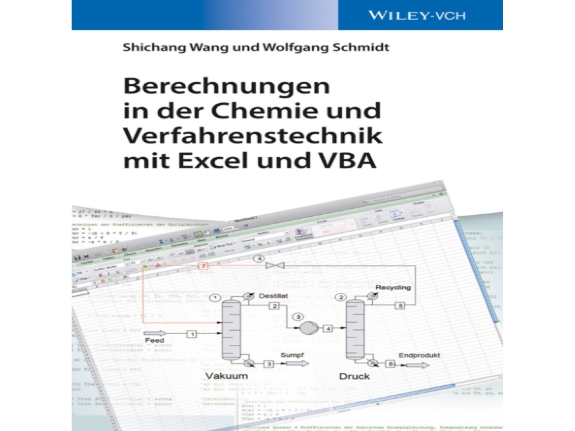 Livro Berechnungen in der Chemie und Verfahrenstechnik mit Excel und VBA de Wolfgang Schmidt (Alemão)