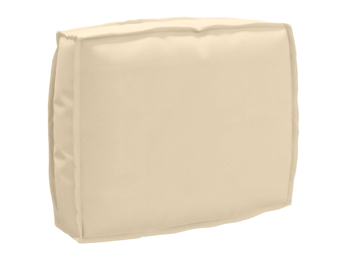 Vidaxl Almofada Bege 50 X 40 X 12 Cm Tecido Oxford