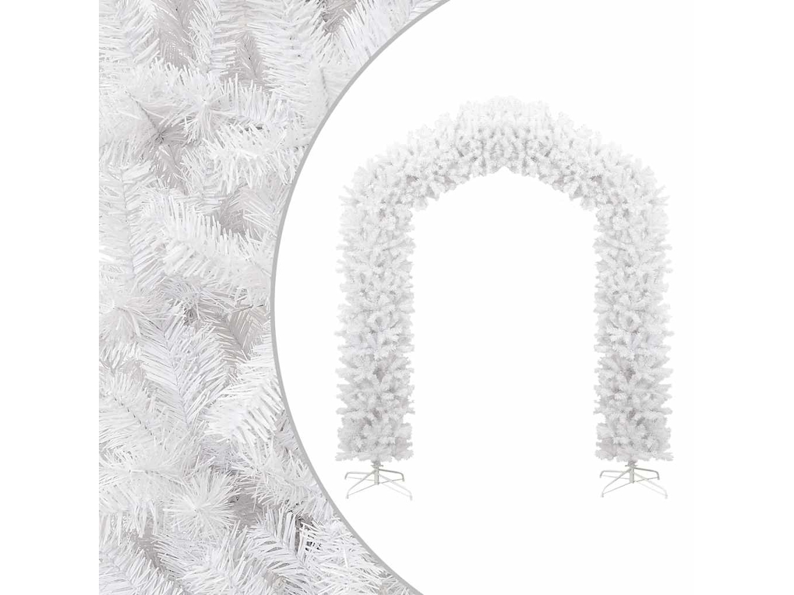 Vidaxl Grinalda De Natal 270 Cm Branco