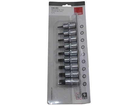 Jogo Chaves Caixa ½ Torx Macho T20-T60 9Pç Ref. C28S-Rt9 CETA
