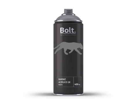 Spray BOLT SPRAY PREMIUM PAINT Bolt Verniz Acrílico Mate 1K (400 ml)