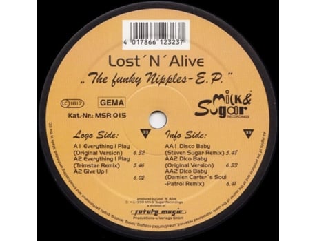 Vinil The Funky Nipples Ep Milk Sugar Recordings