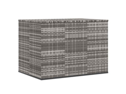 Caixa Almofadões Jardim 145x100x103 Cm Vime Pe Cinzento MAISON EXCLUSIVE