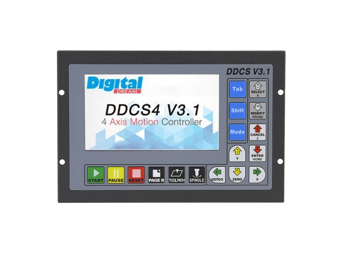 Laxiscreed Ddcs V3.1 Controlador Cnc Com Suporte Usb, Roda Manual E Alta Precisão