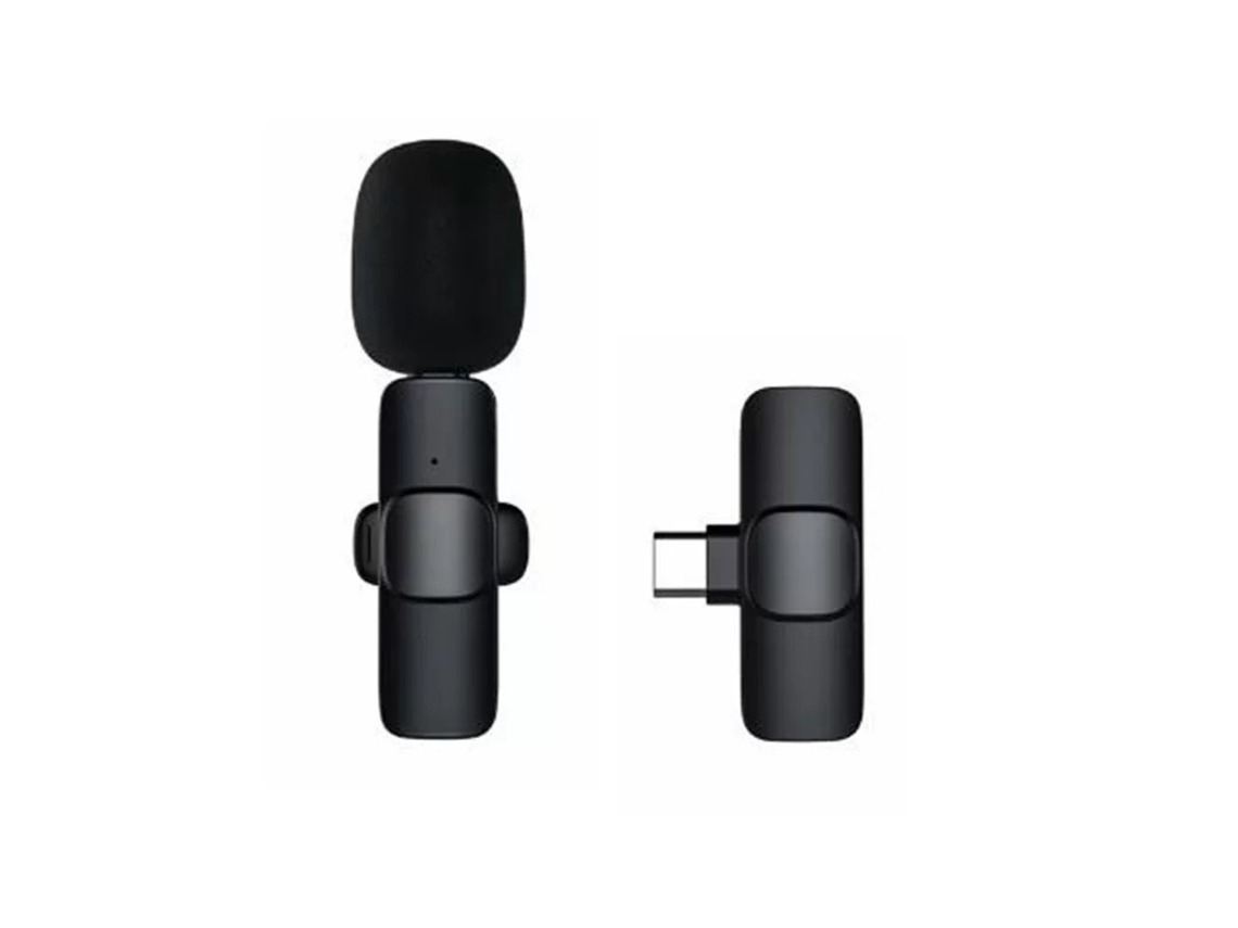 Microfone De Lapela Para Transmissão Ao Vivo Sem Fio Tipo Interface Gravação Aquaforge