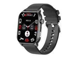 Relógio Inteligente KR86 com Chamadas Bluetooth, Assistente de Voz com IA e Monitoramento do Sono, Preto. Bestvite