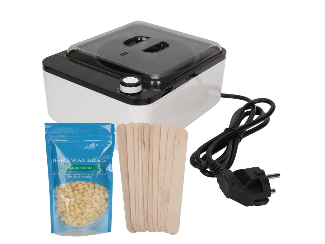 Kit De Depilação Com Aquecedor De Cera 100g Cera Em Grãos Profissional, Plugue Eu 220v