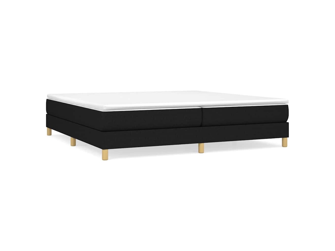 Box Spring Bed Frame, Box Spring Bed Frames Vidaxl Preto Tecido (200 X 200 Cm)
