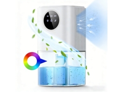 Desumidificador Zruxe 650 Ml/24h 1.7 L (descongelação Automática, Temporizador, 7 Luzes Led, Modo Sono, Branco)
