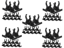 Conjunto De 100 Clips Ajustáveis Para Rodapé, Acessórios Para Móveis E Armários