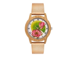 Relógios Moda Unissex Para Homem E Mulher Quartz Ouro Rosa