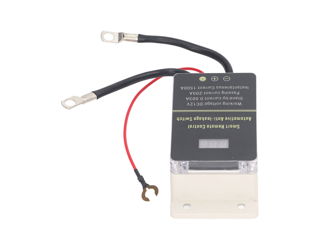 Laxiscreed Interruptor De Bateria Remoto Com Display De Tensão E Proteção Contra Vazamentos