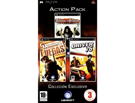 Jogo PSP Rainbow Six Vegas + POP Revelations + Driver 76: Action Pack