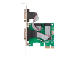 Placa De Expansão Pcie Porta Serial Dupla Adaptador De Porta Com Interface Pcie Para Rs232