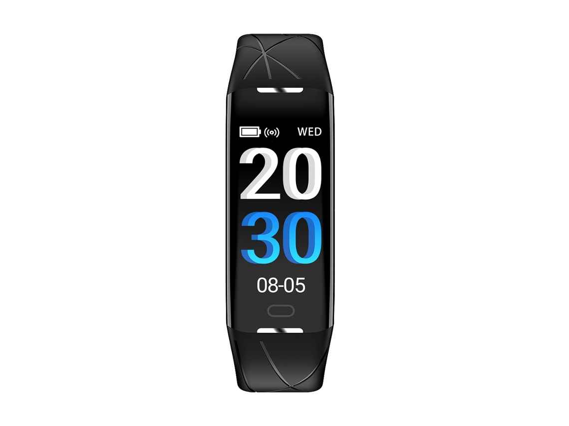 Pulseira inteligente com monitor de frequência cardíaca e Bluetooth EOOCOO