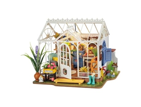 Casa de jardim 3D Dreamy Premium DIY Modelo DG163 Robotime Madnesstoys Idades 8+