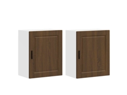 Kitchen Wall Cabinet, Kitchen Wall Cabinets Vidaxl Marrom Madeira Processada (n/a)