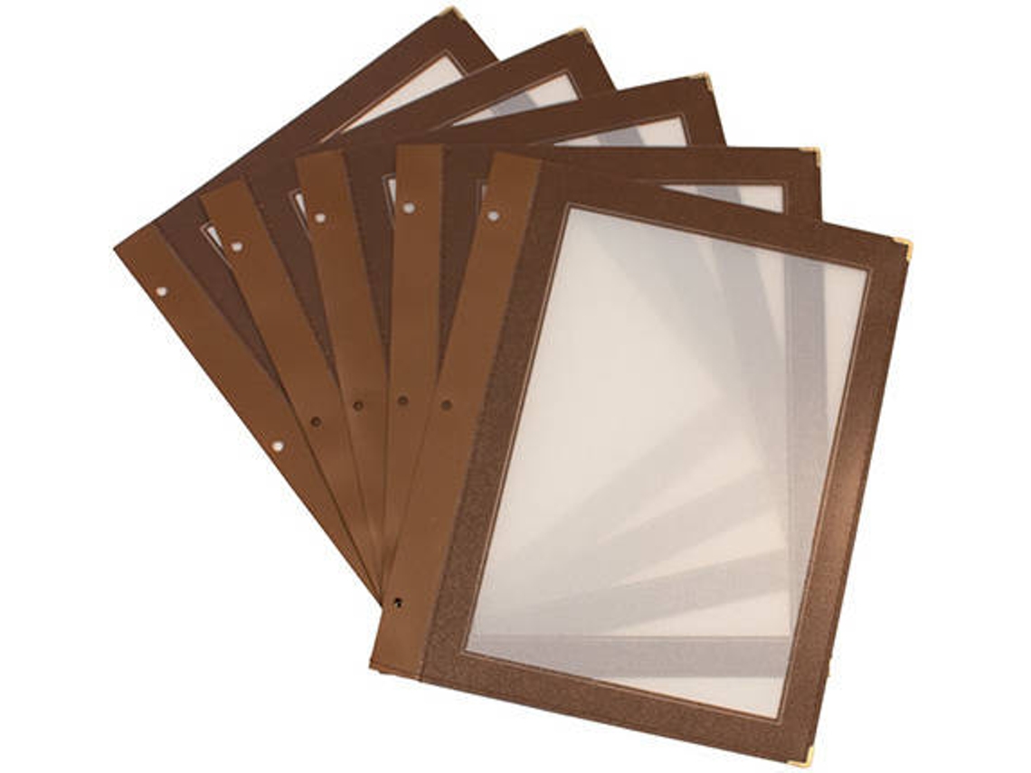 Capa de Menu SECURIT MCWIA4BR Castanho