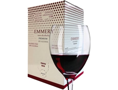 Vinho Tinto Premium 0.0% Álcool 10L EMMERY