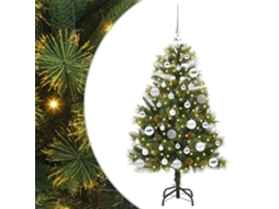 Conjunto 1 Árvore De Natal Artificial Vidaxl Verde Pvc (150 Cm)
