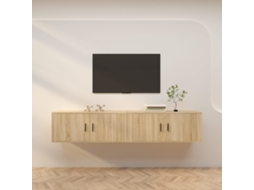Vidaxl Móveis De Tv De Parede 2 Pcs 100x34,5x40 Cm Carvalho Sonoma