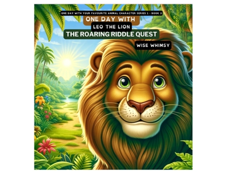 Livro One Day with Leo the Lion The Roaring Riddle Quest de Wise Whimsy (Inglês)