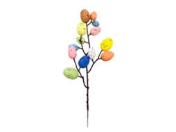 Ramos de Ovos de Páscoa 32cm Coloridos LAXISCREED