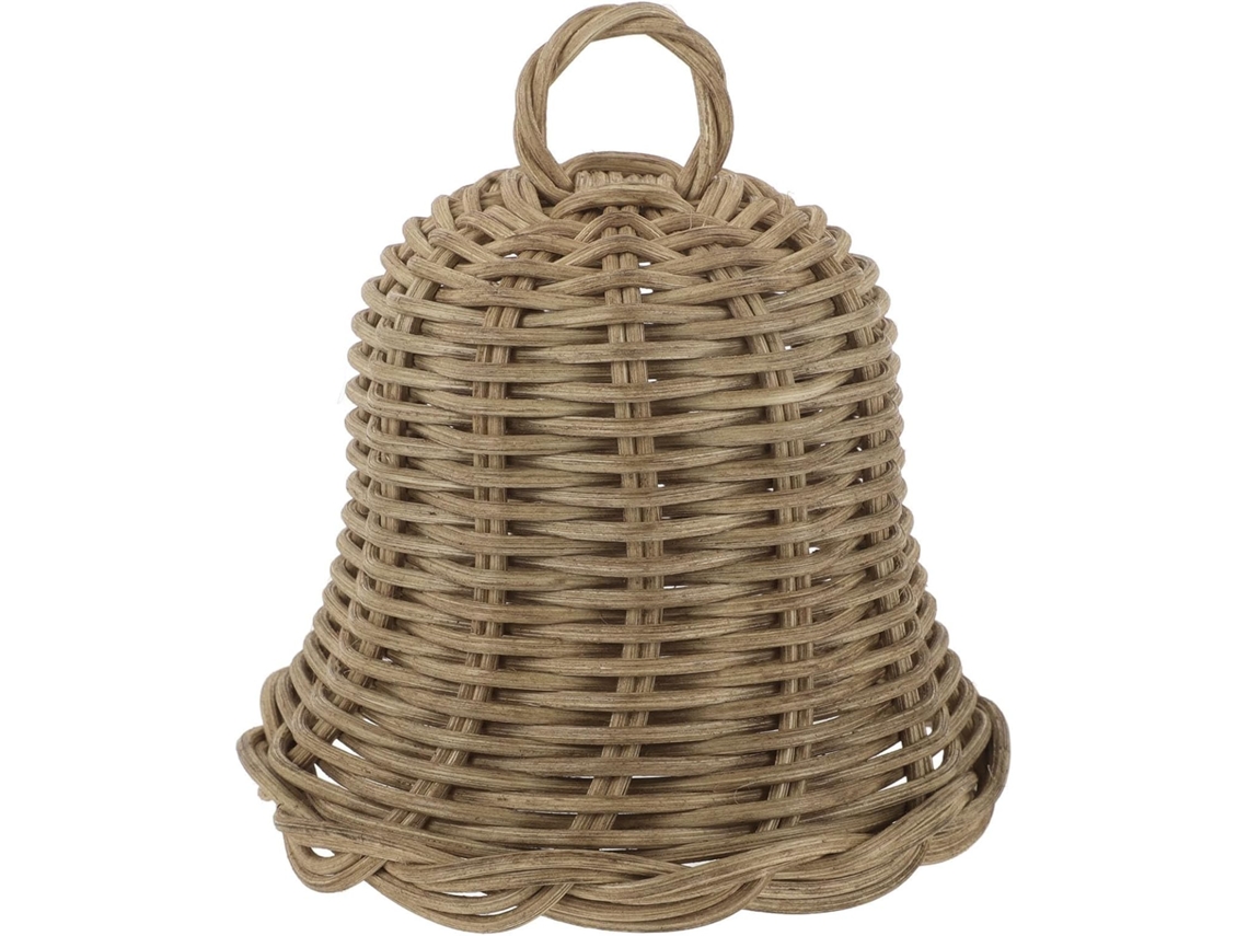 Natal Trançado Rattan Elegante Decoração Natalina Meninos Meninas Festas Sino À Mão Casa GOKOCO