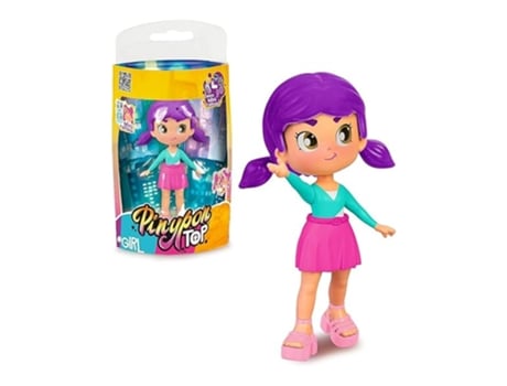 Figura Pinypon Top Girls Violeta Street Style Articulada 11 Cm 40449 Famosap25