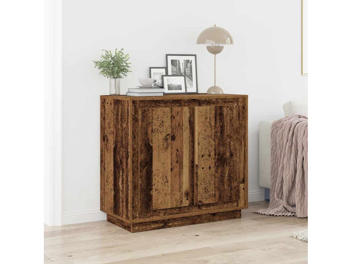 Vidaxl Buffet Madeira Antiga 80 X 40 X 75 Cm Derivados De Madeira