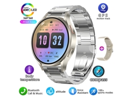 Smart Watch M10 Bluetooth Call Health Monitor Aço Prateado GODTVAGT