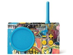 Rádio FM LEXON Tykho Jean Basquiat Skull (Autonomia: Até 20 horas - Bluetooth - Bateria - Multicor)