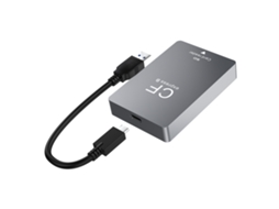 Leitor de Cartão TF e SD 2 em 1 com Conversor USB C AQUAFORGE